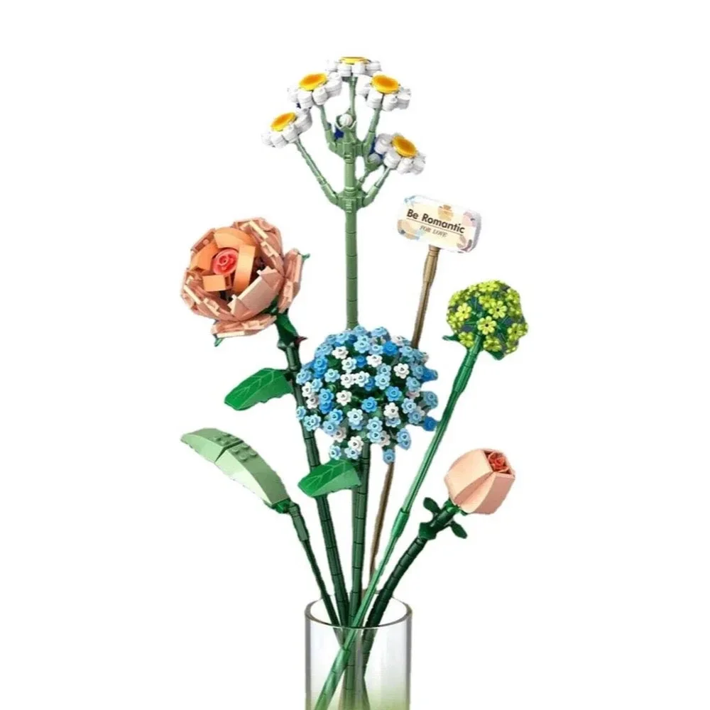 LOZ Eternal Flowers II~Chamomile Bouquet Mini Building Block Set 1671 680pcs